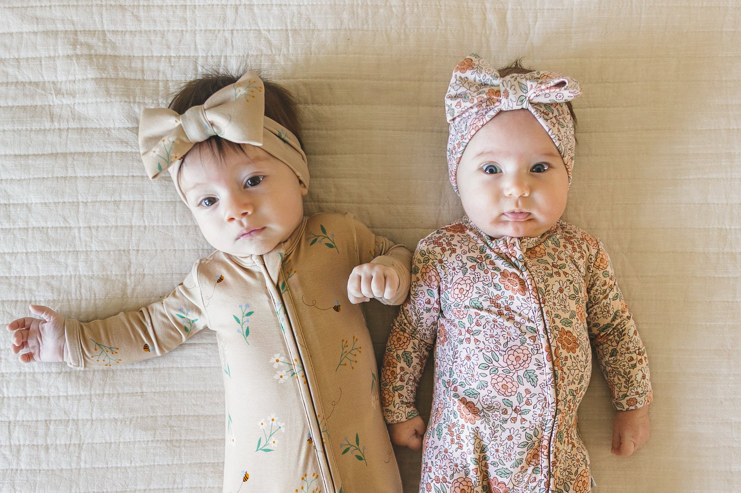 Honey Blossom Bamboo Zip Romper