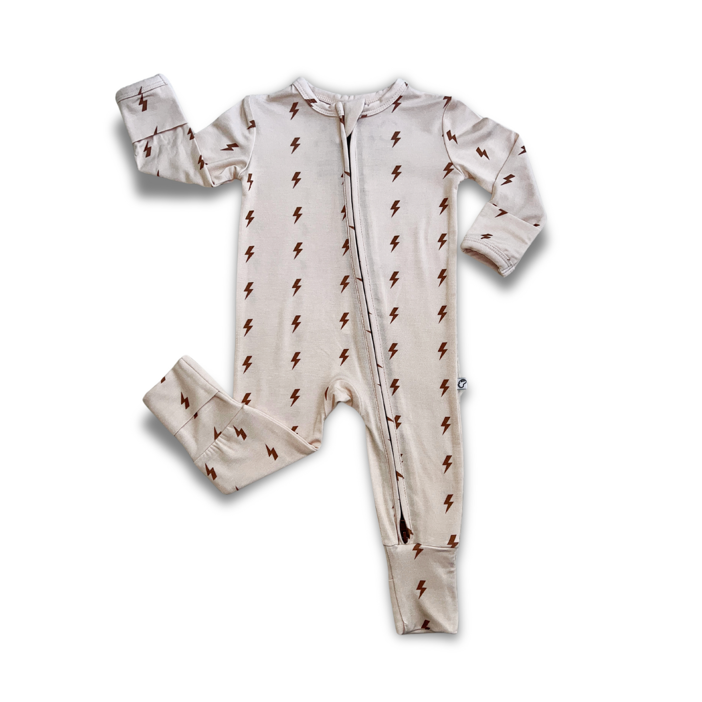 Bamboo Zip Romper | Electric Spark
