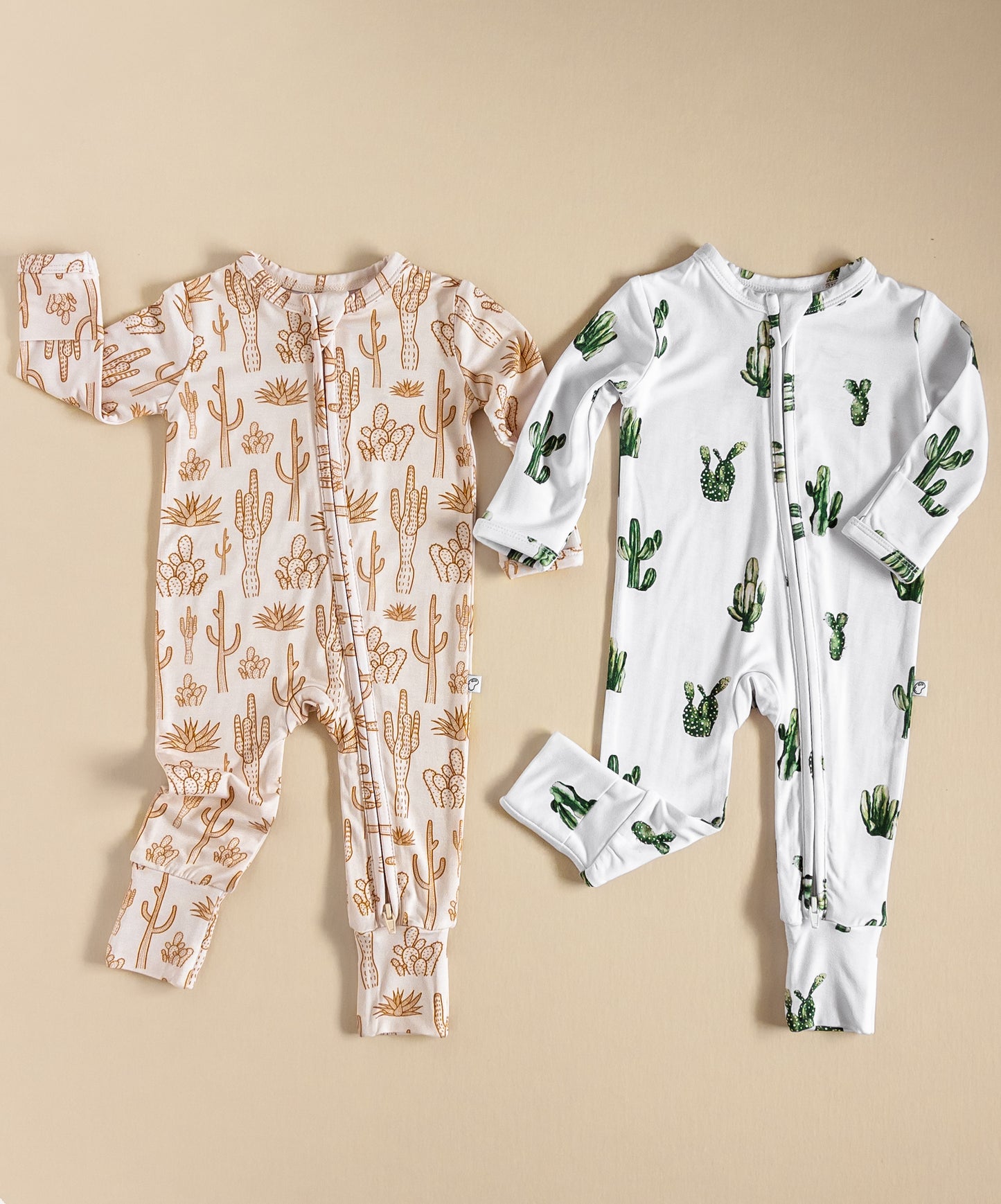 Cactus Cutie Bamboo Zip Romper