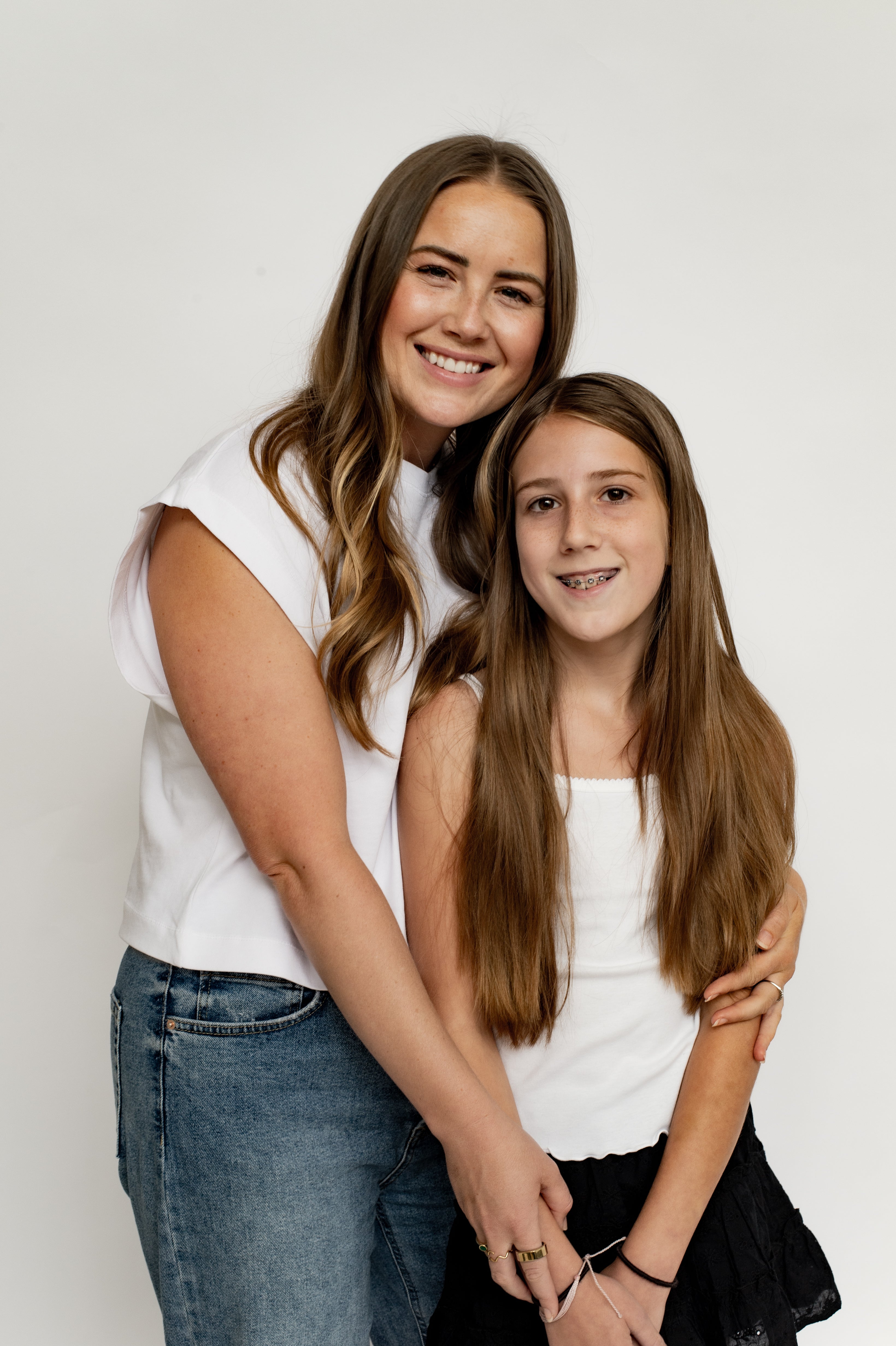 Vanessa (founder of little nessi) and Anistyn (her niece & inspiration)