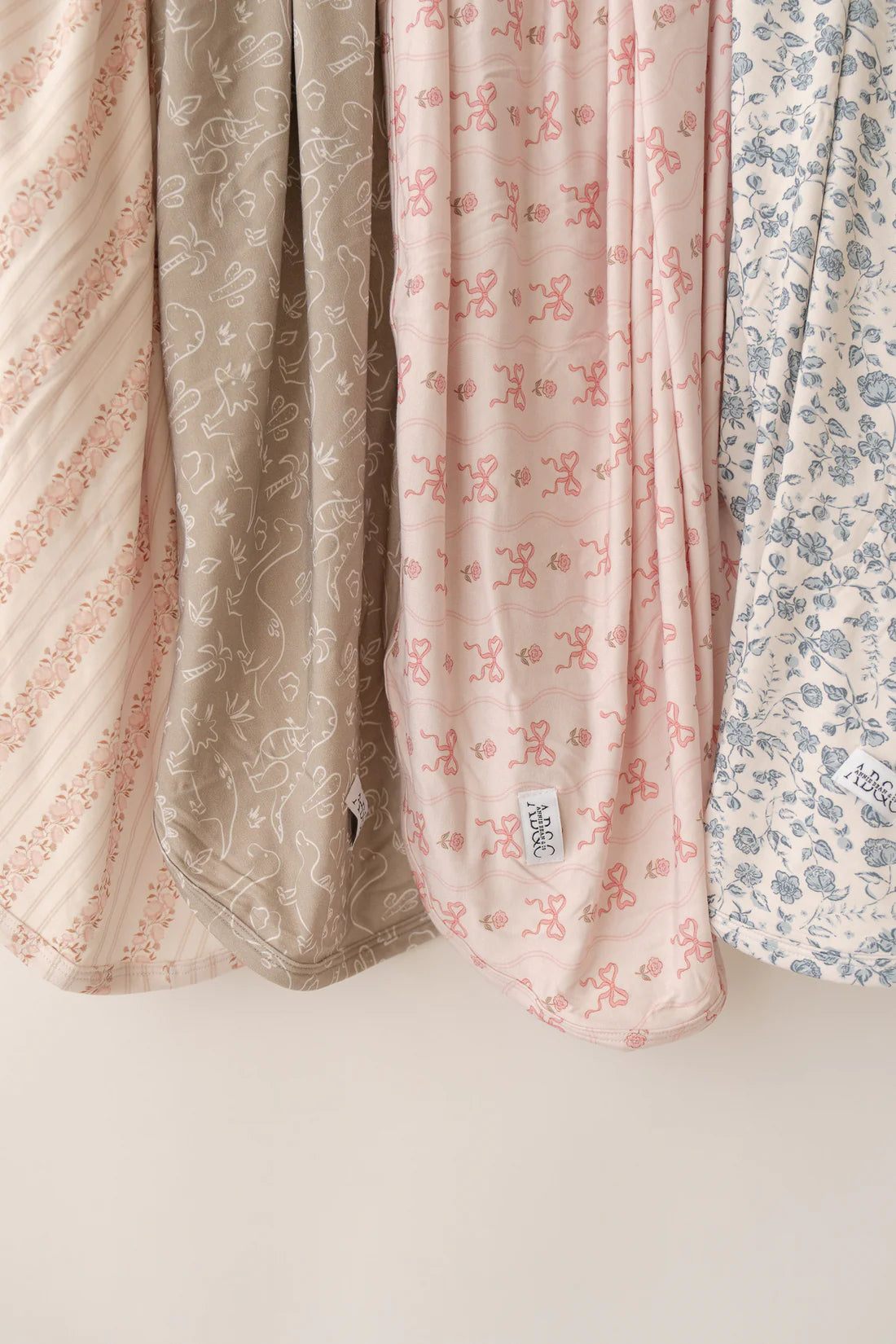 Rosy Reverie Swaddle Blanket & Beanie Set