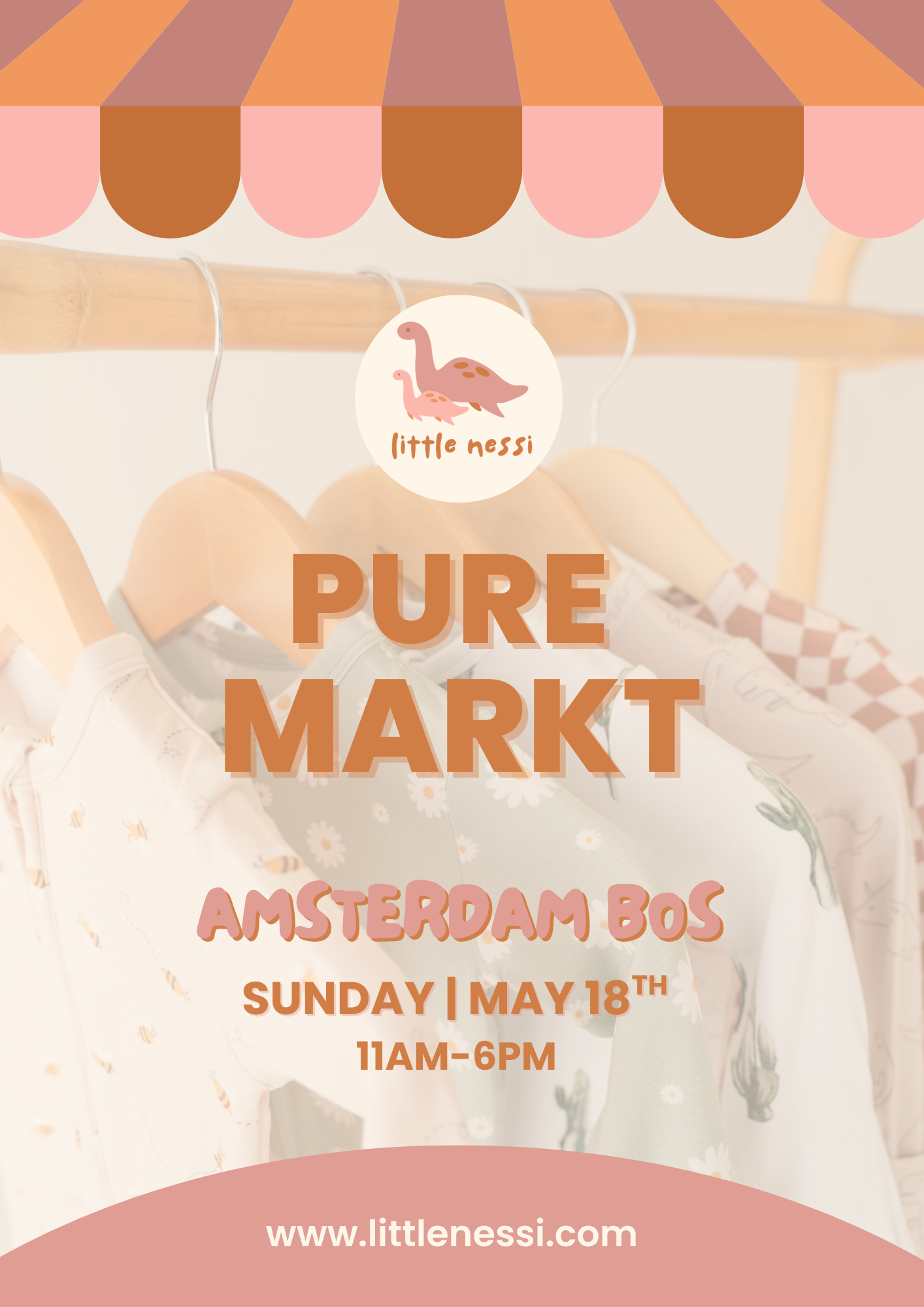 Join little nessi at Pure Markt This Sunday in Amsterdam Bos!