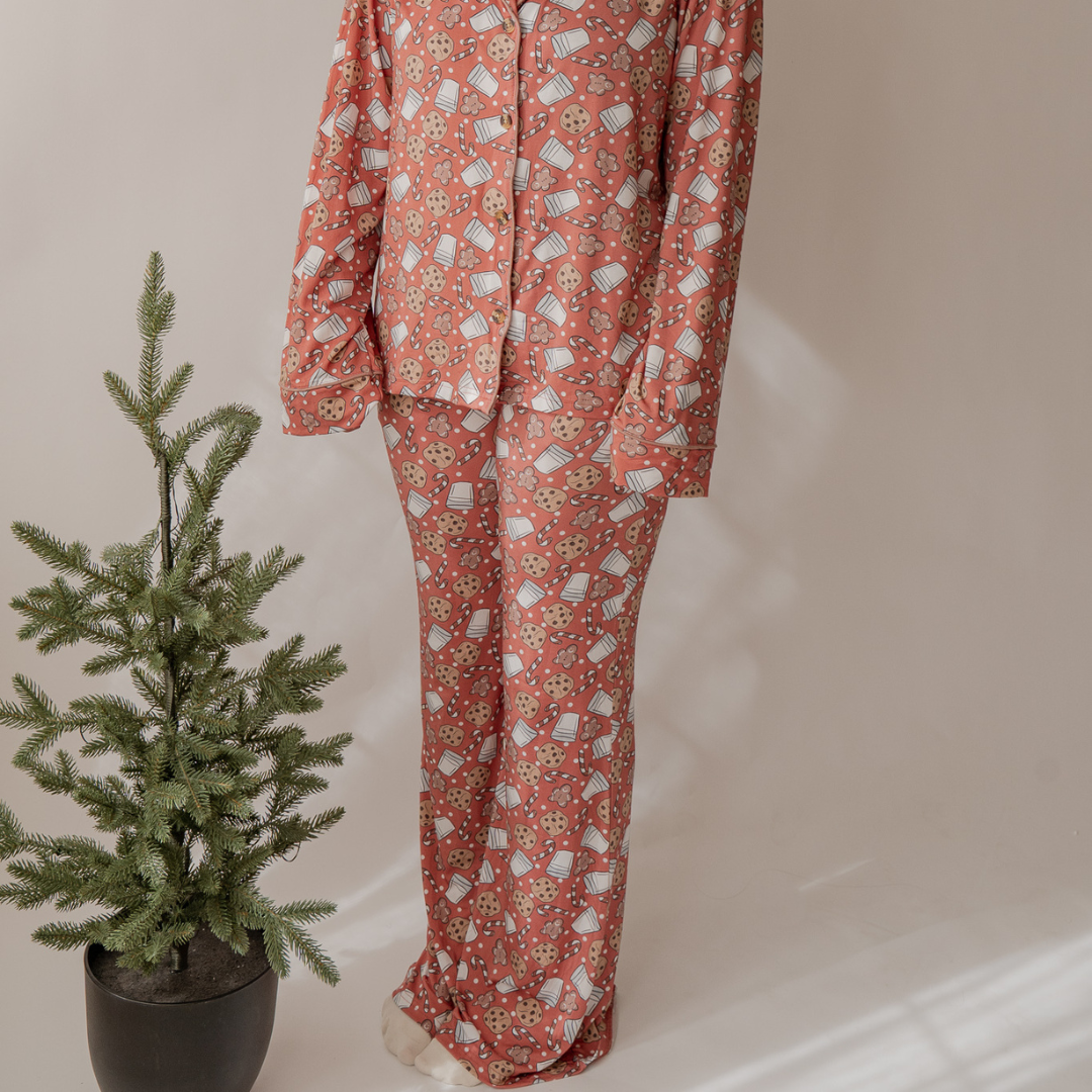 Milk & Cookies Women’s Long Sleeve Flare Set