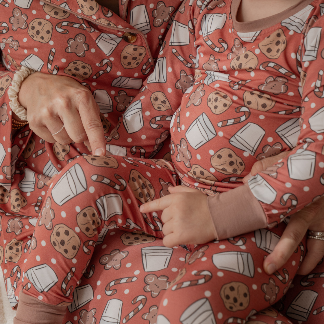 Milk & Cookies Long Sleeve Pj Set