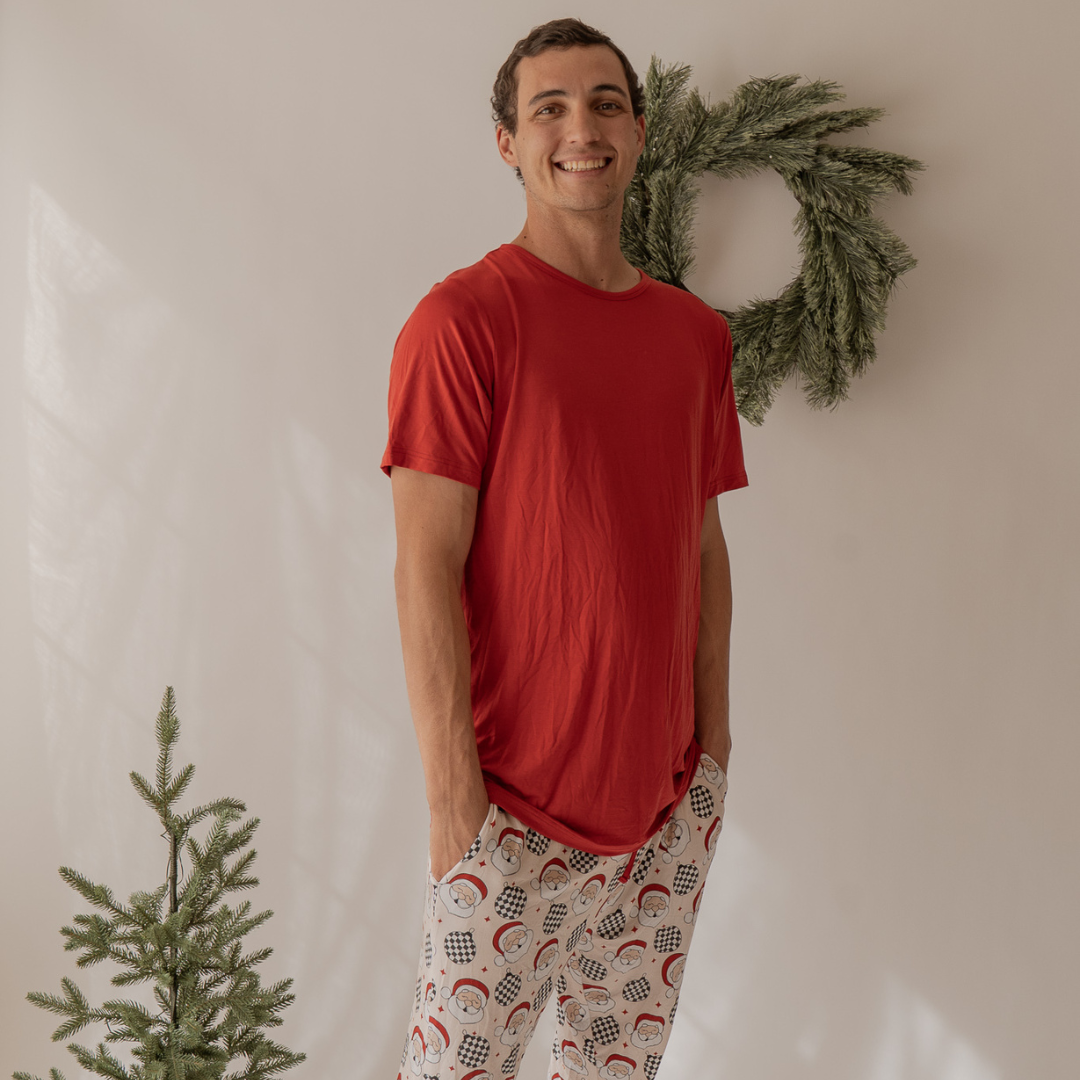 Disco Santa Men’s Tee & Pant Set