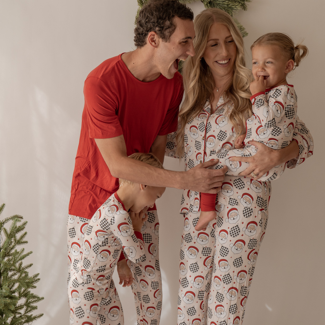 Disco Santa Zip Onesie - little nessi