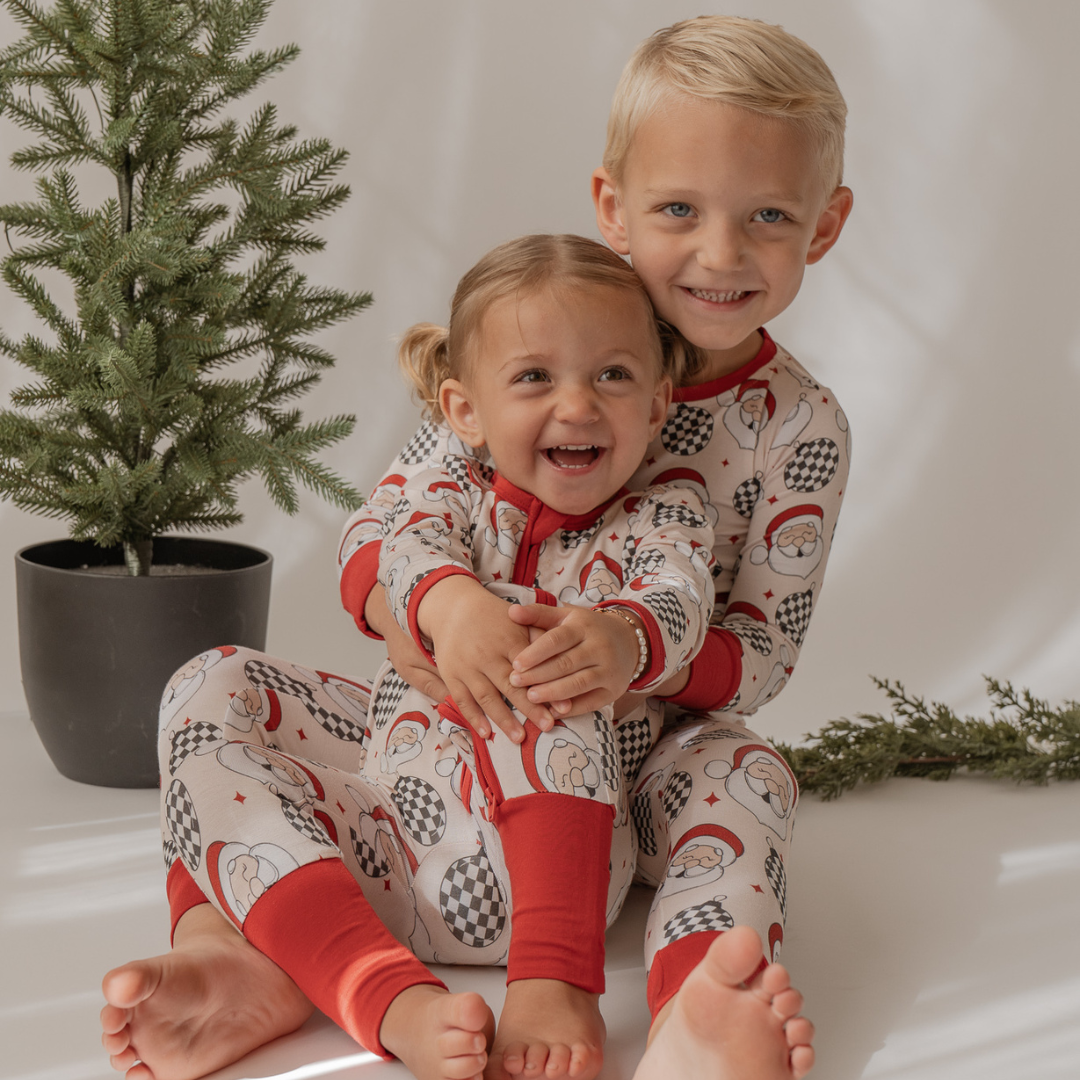 Disco Santa Long Sleeve Pj Set