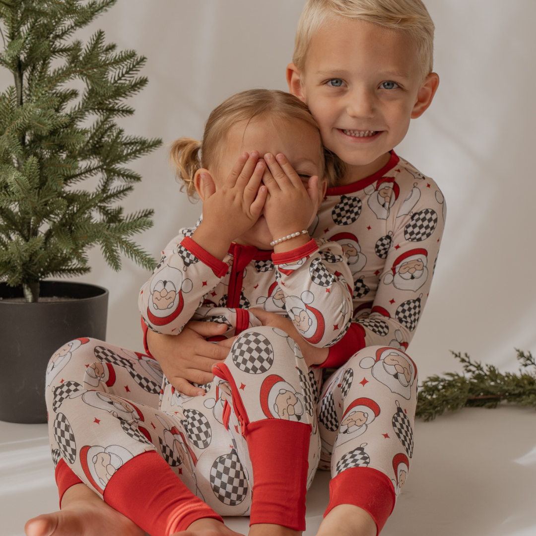 Disco Santa Zip Onesie - little nessi