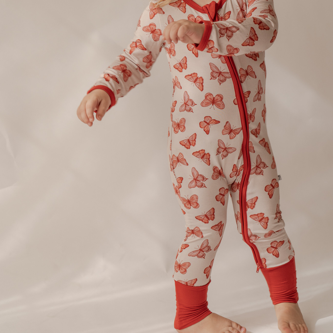 Butterfly Zip Onesie