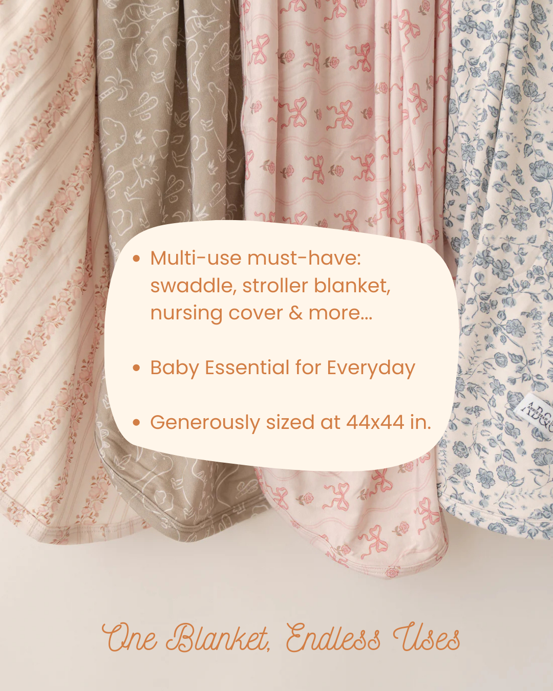 Vibey Checkered Swaddle Blanket & Beanie Set - little nessi