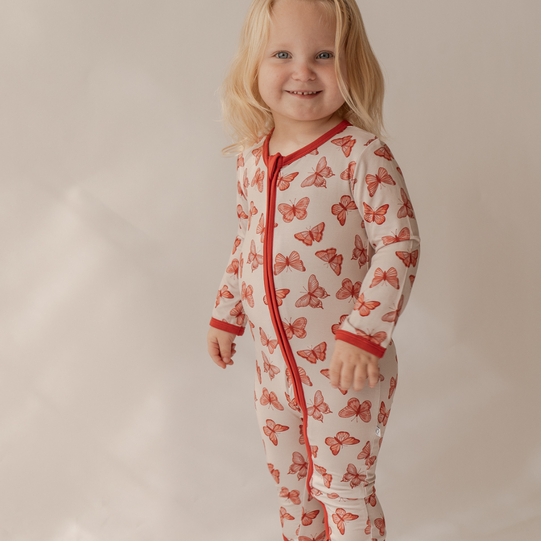 Butterfly Zip Onesie