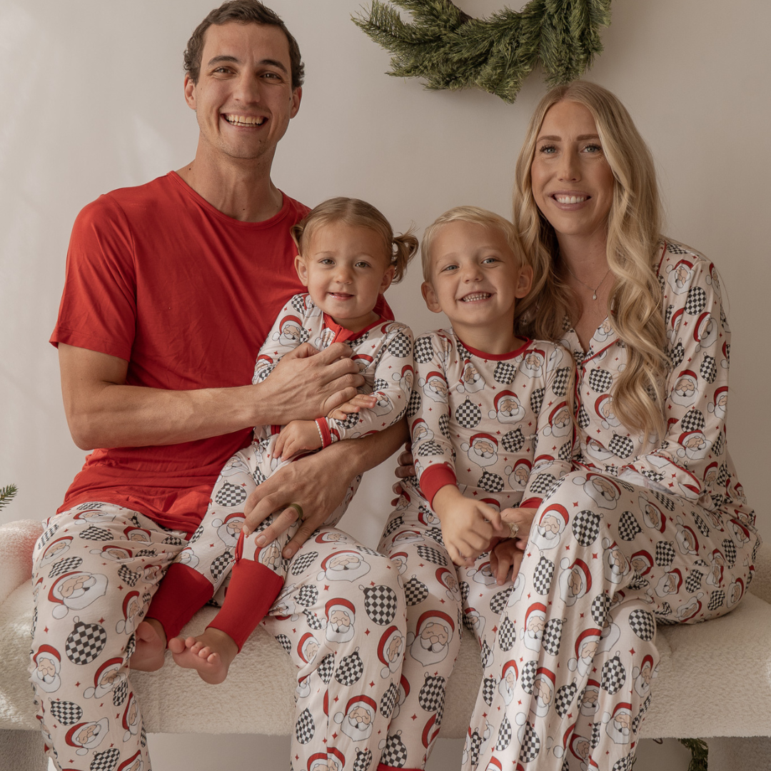 Disco Santa Zip Onesie - little nessi