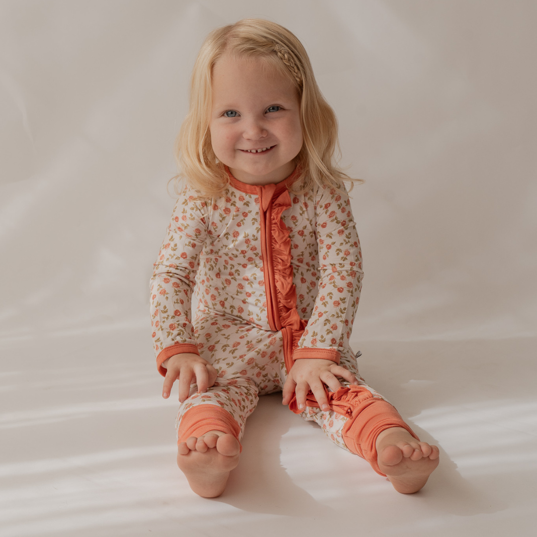 Roses Zip Onesie