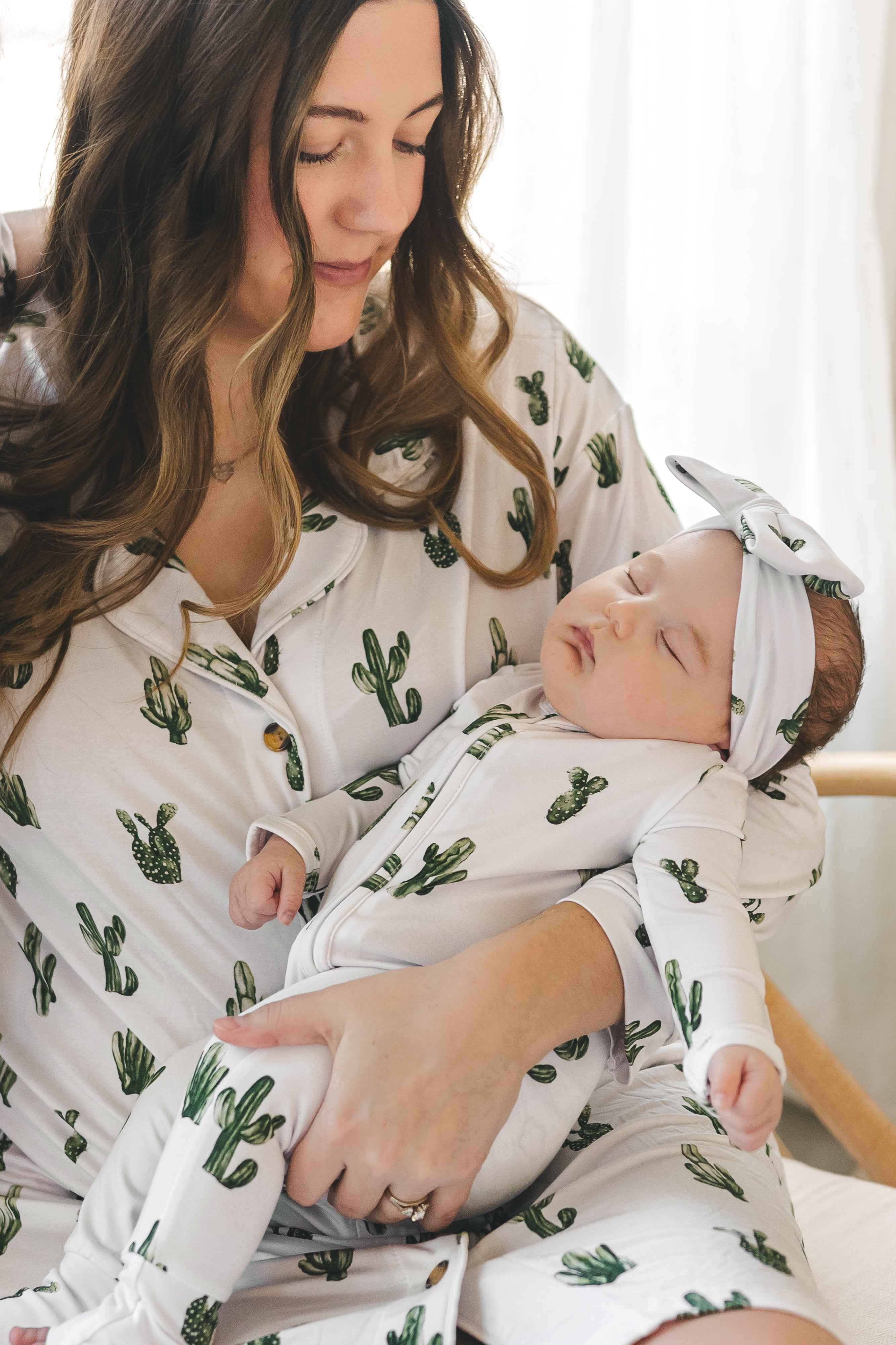 Cactus Cutie Bamboo Zip Onesie