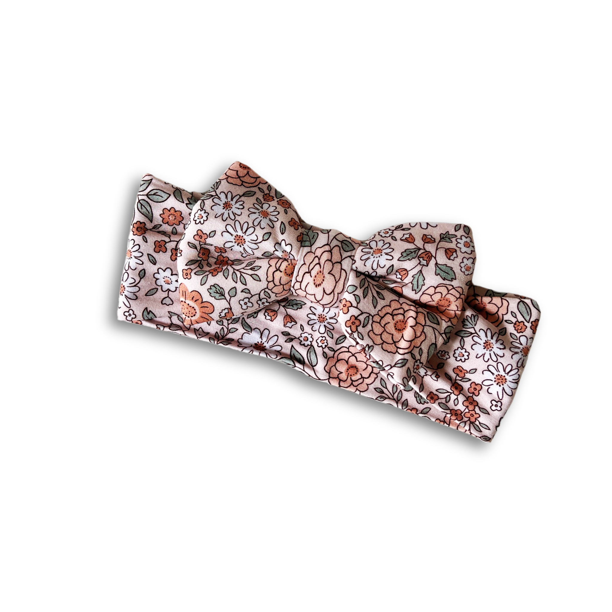 Vintage Bloom Headband Bow