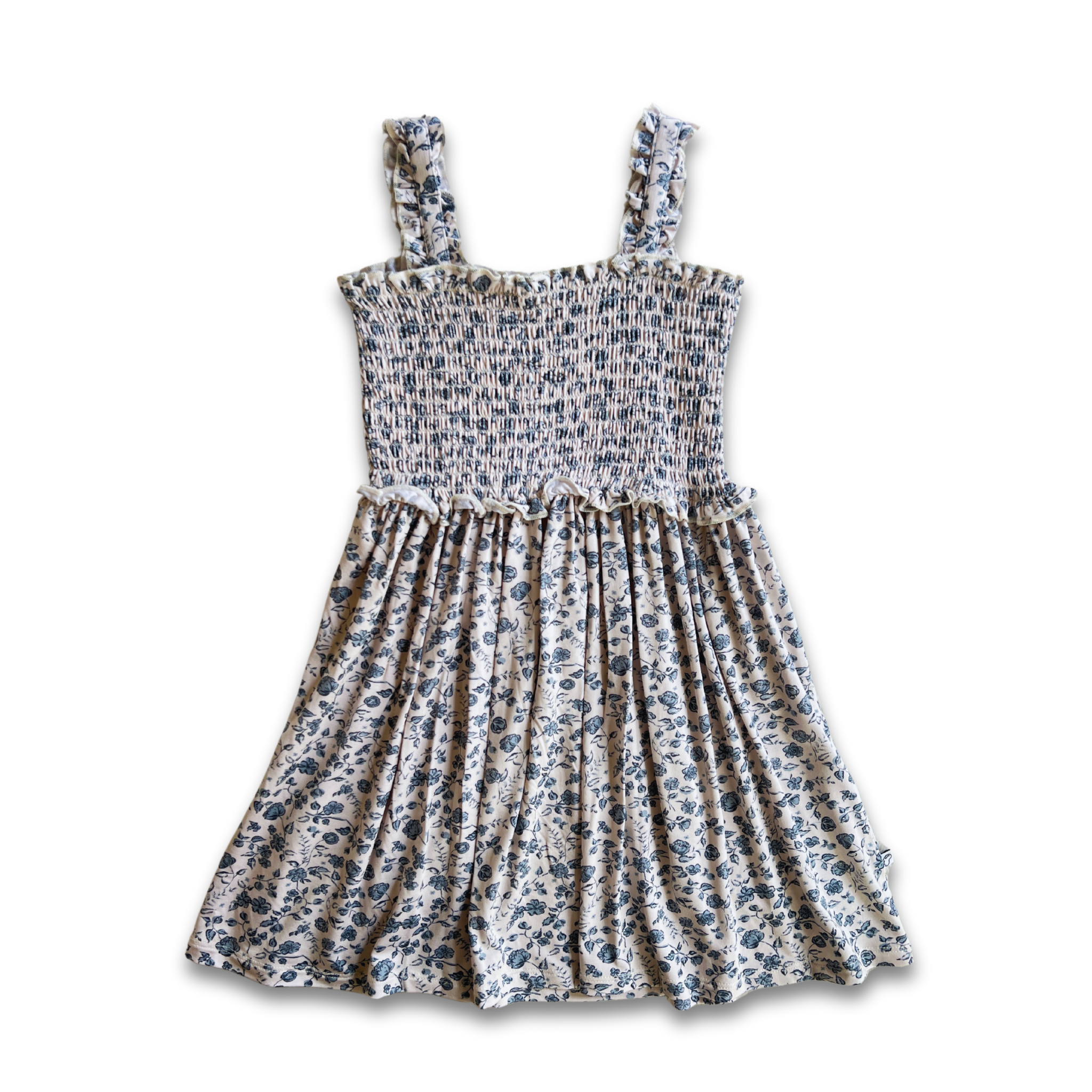 Bluebell Bloom Bamboo Twirl Dress - little nessi