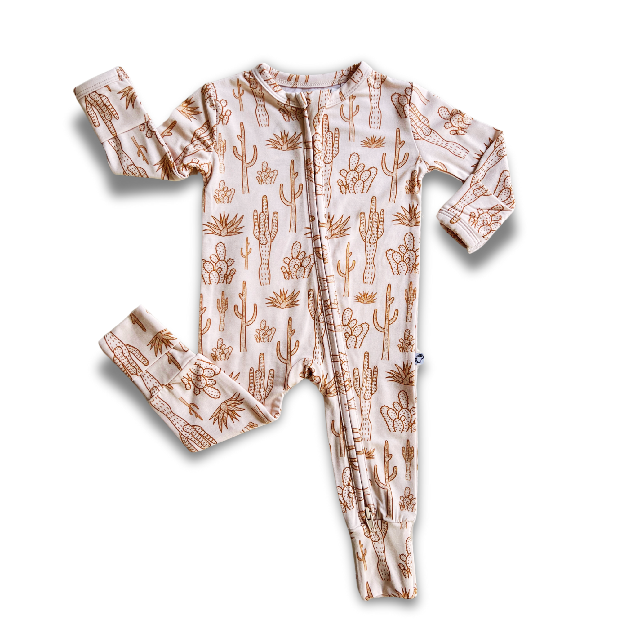 Desert Dream Bamboo Zip Onesie - little nessi