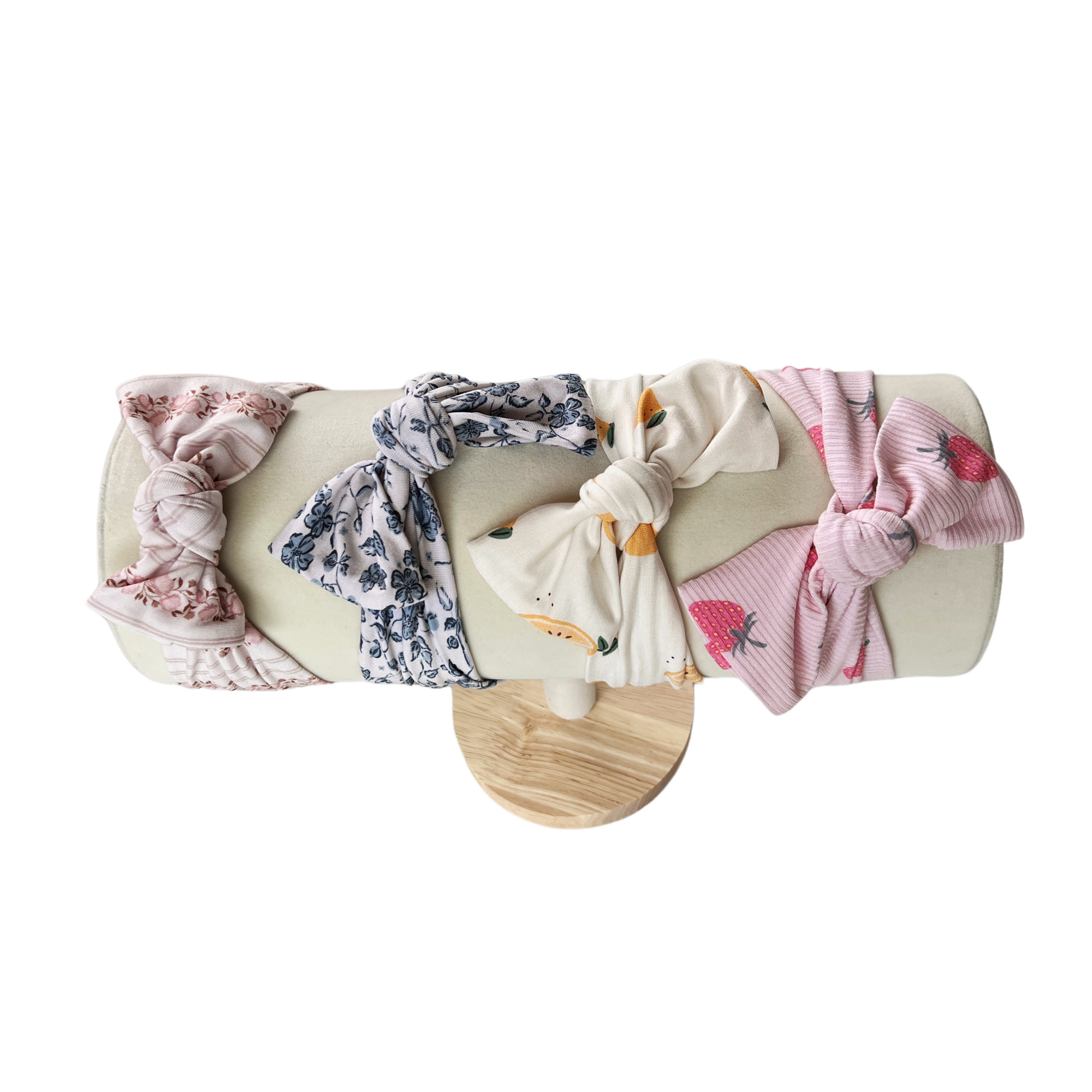 Rosy Reverie Headband Bow - little nessi