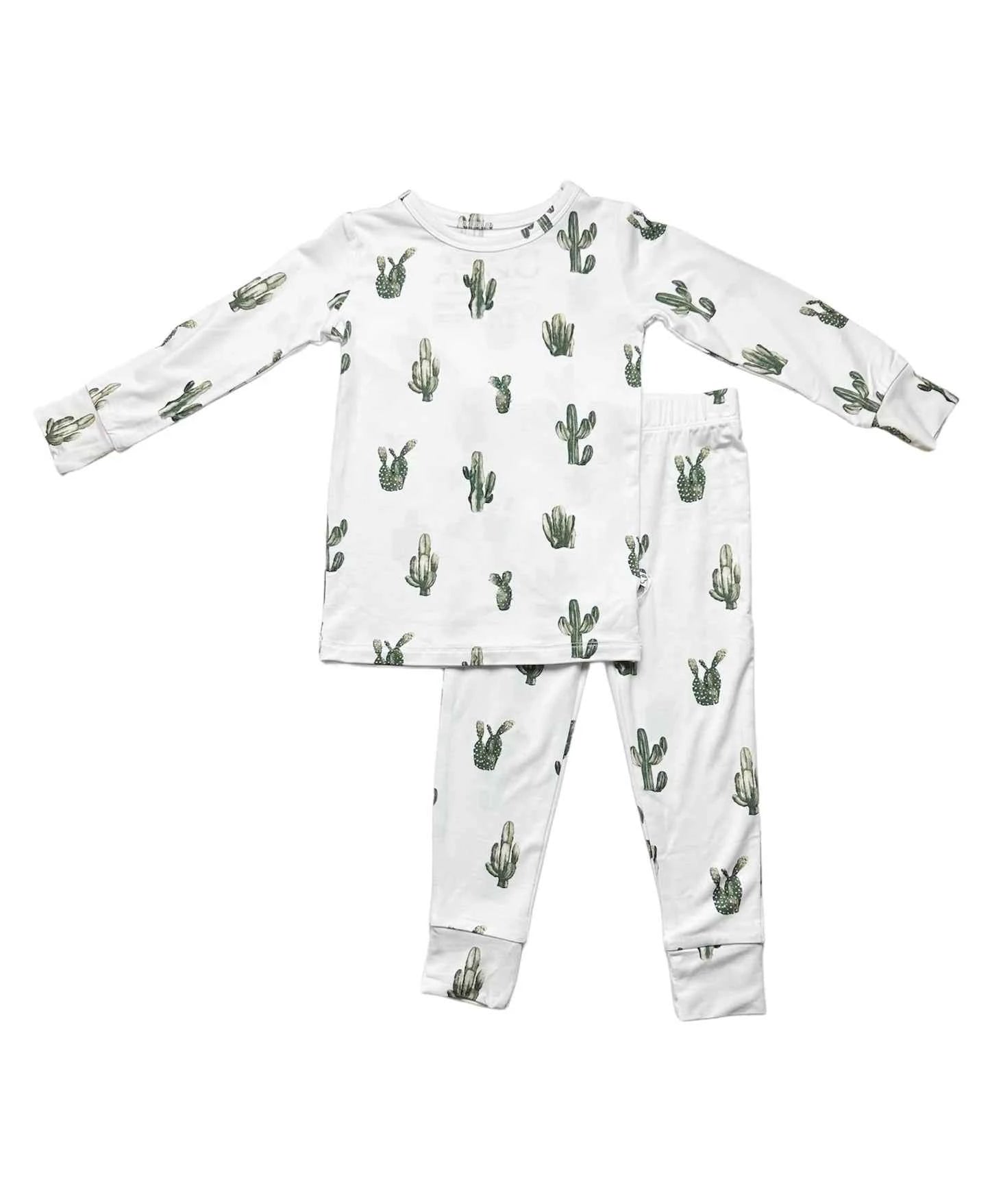 Cactus Cutie Children's Long Sleeve Pj Set - little nessi