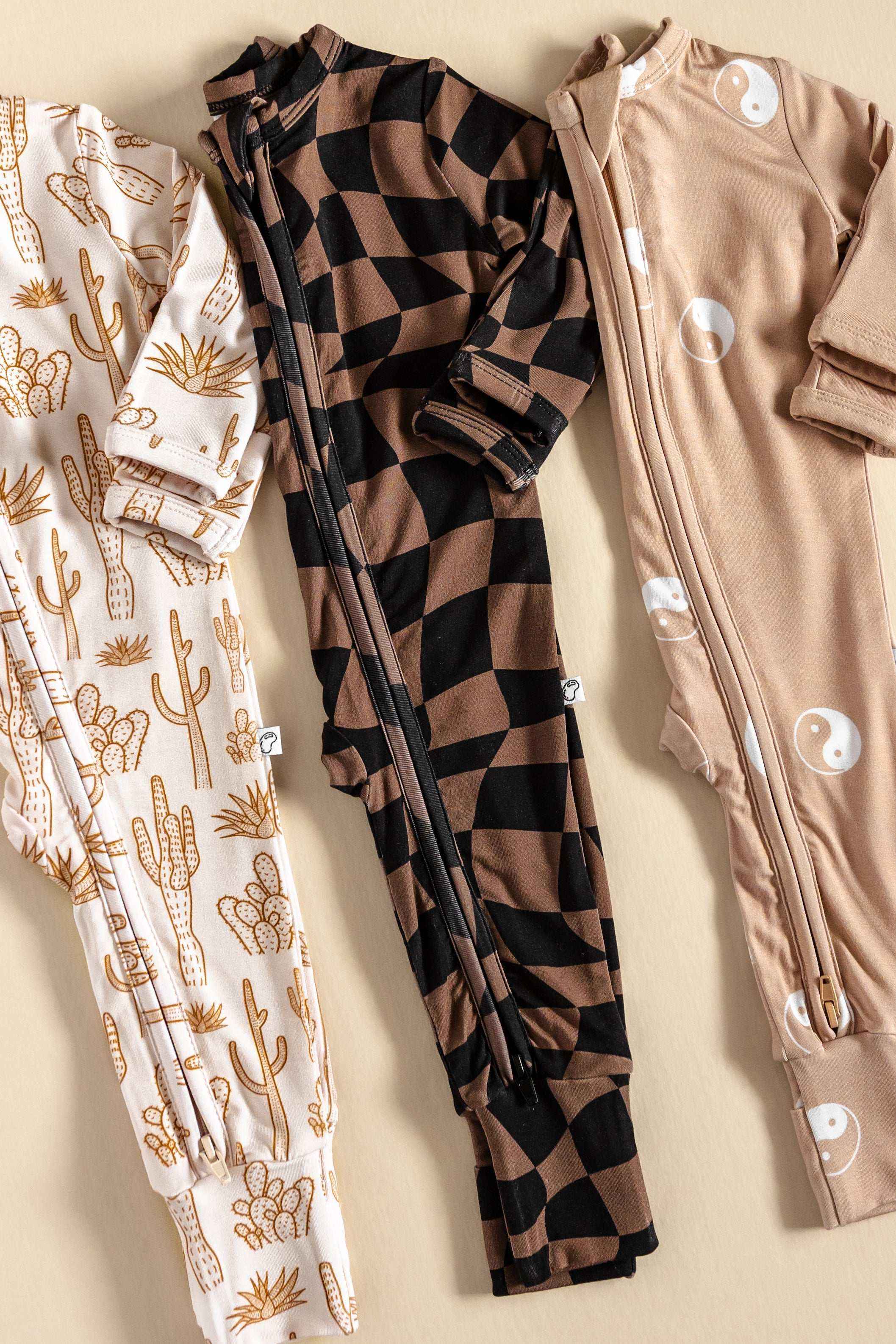 Desert Dream Bamboo Zip Onesie - little nessi