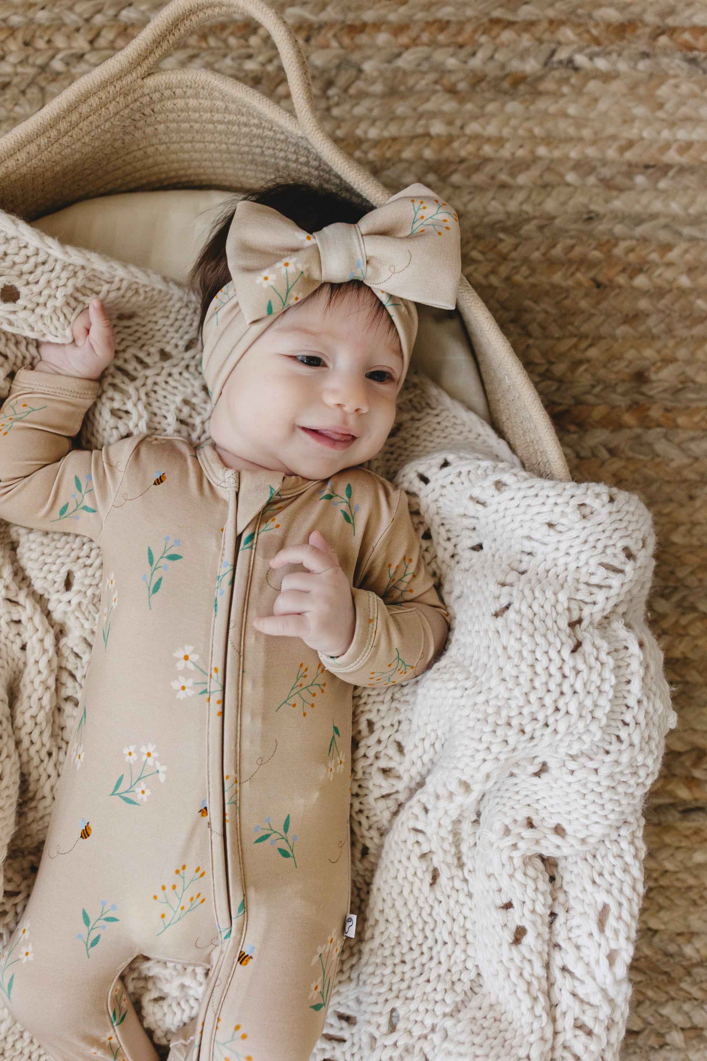 Honey Blossom Headband Bow