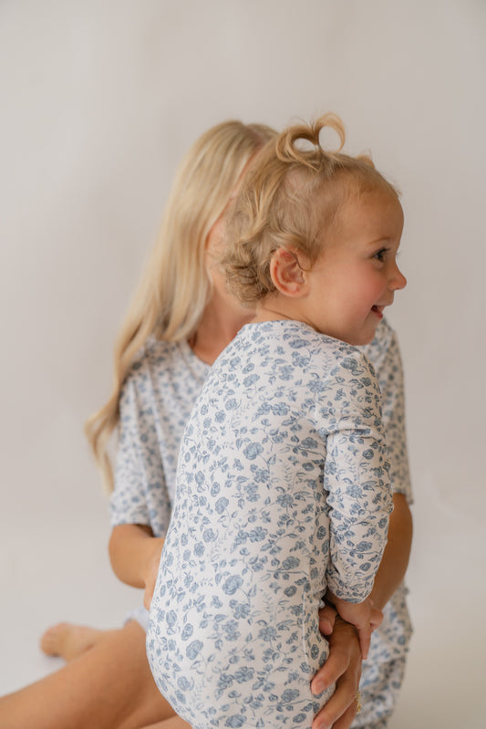 Bluebell Bloom | Ruffles Zip Romper Onesie