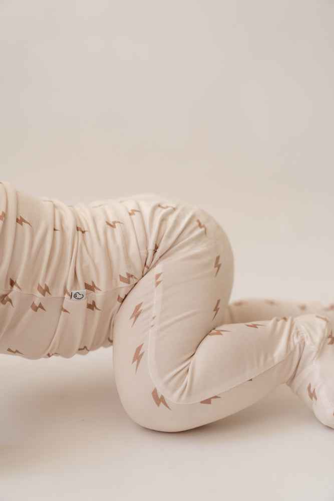 Electric Spark Bamboo Zip Onesie - little nessi