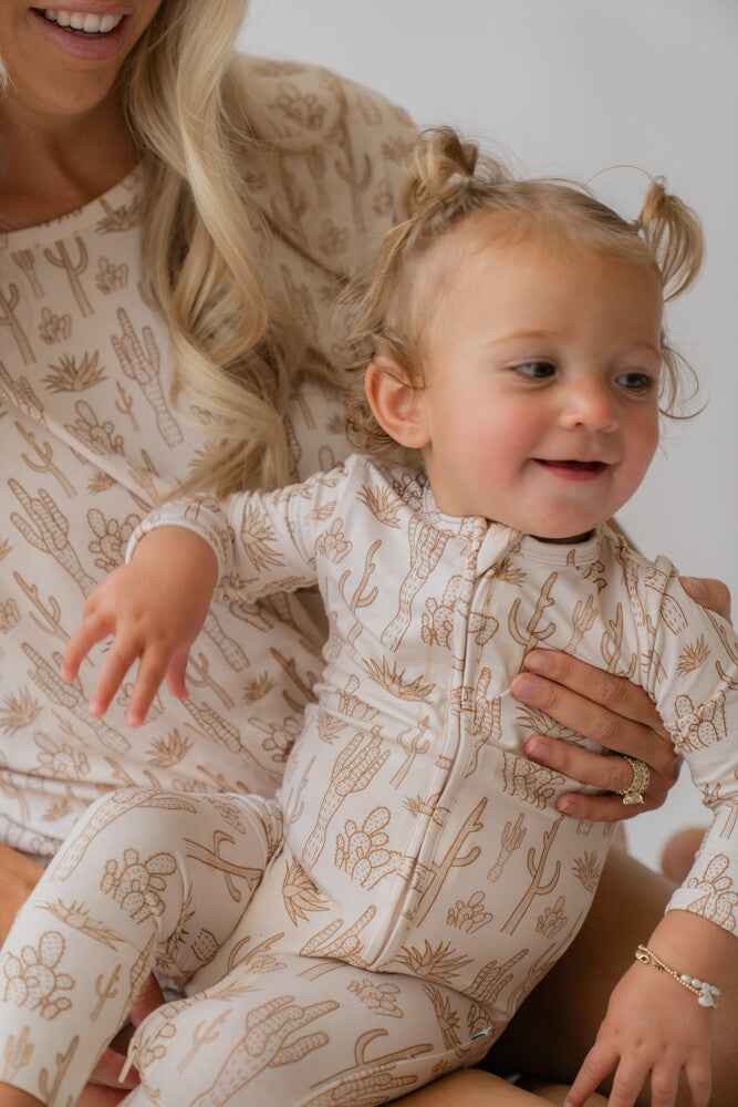 Desert Dream Bamboo Zip Onesie - little nessi