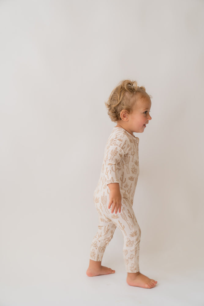 Bamboo Zip Romper | Desert Dream