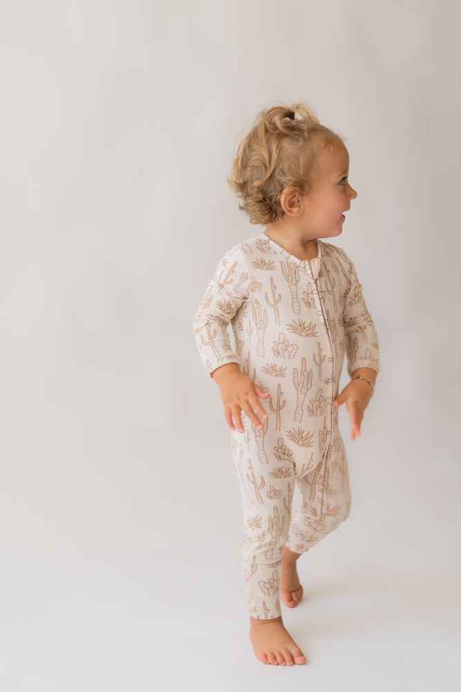 Desert Dream Bamboo Zip Onesie - little nessi
