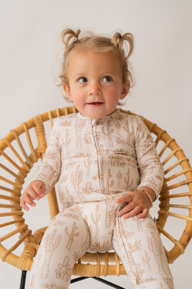 Bamboo Zip Romper | Desert Dream