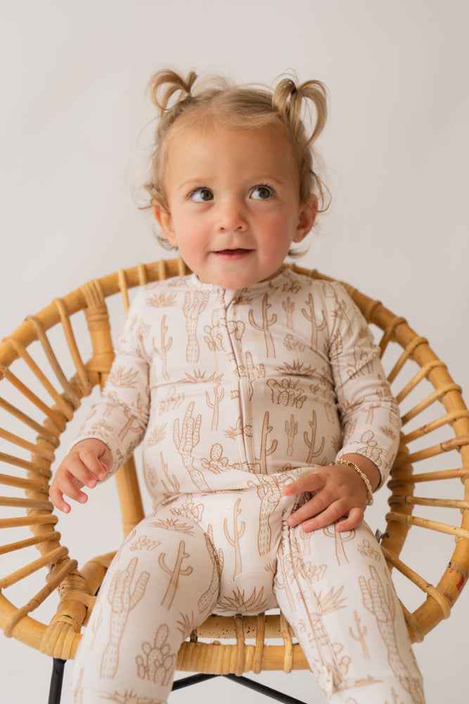Desert Dream Bamboo Zip Onesie - little nessi
