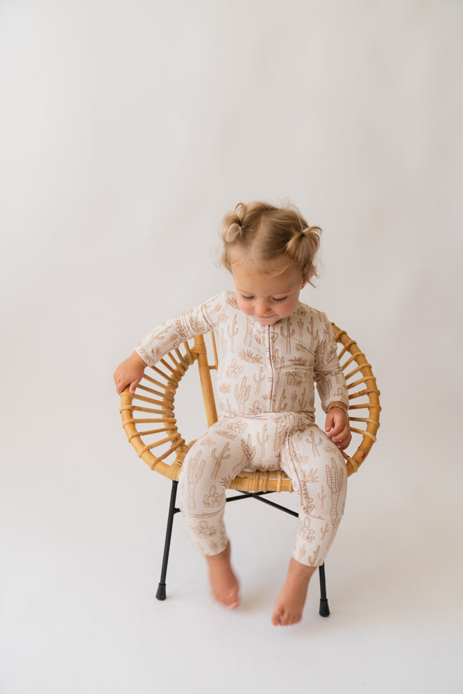 Bamboo Zip Romper | Desert Dream