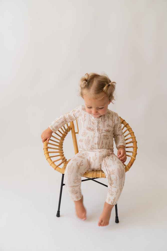Desert Dream Bamboo Zip Onesie - little nessi