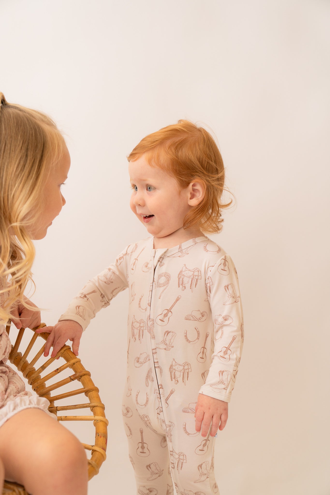 Bamboo Zip Romper | Tiny Wrangler