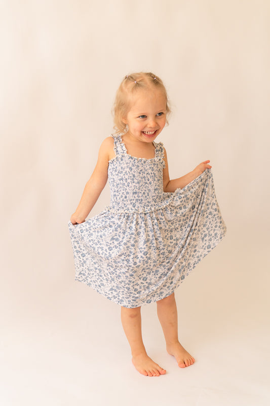 Bamboo Summer Twirl Dress | Bluebell Bloom