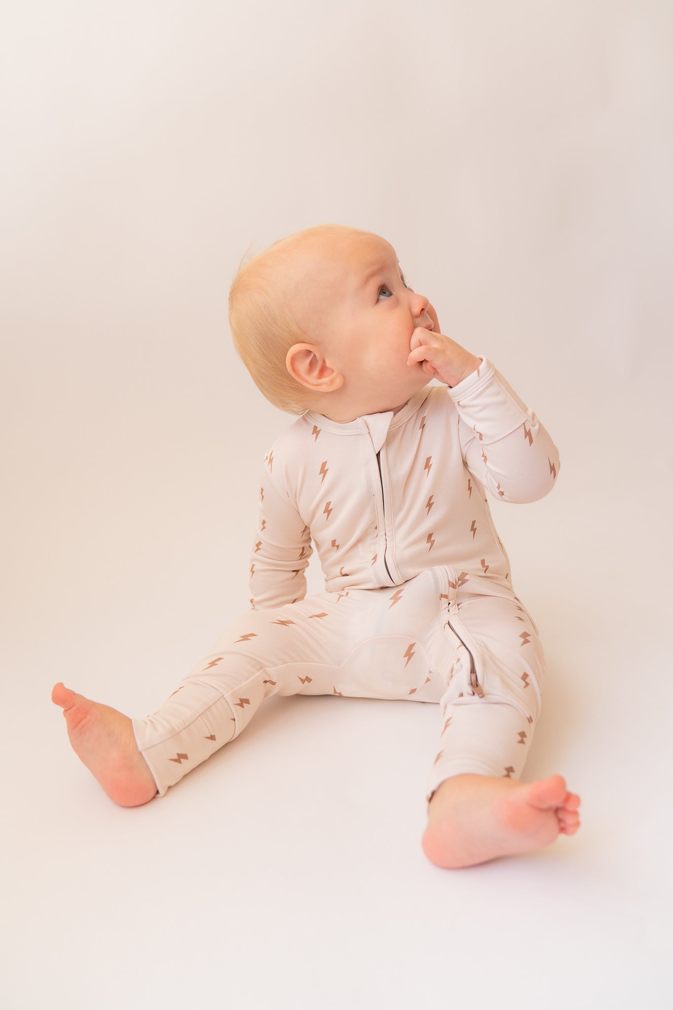 Bamboo Zip Romper | Electric Spark