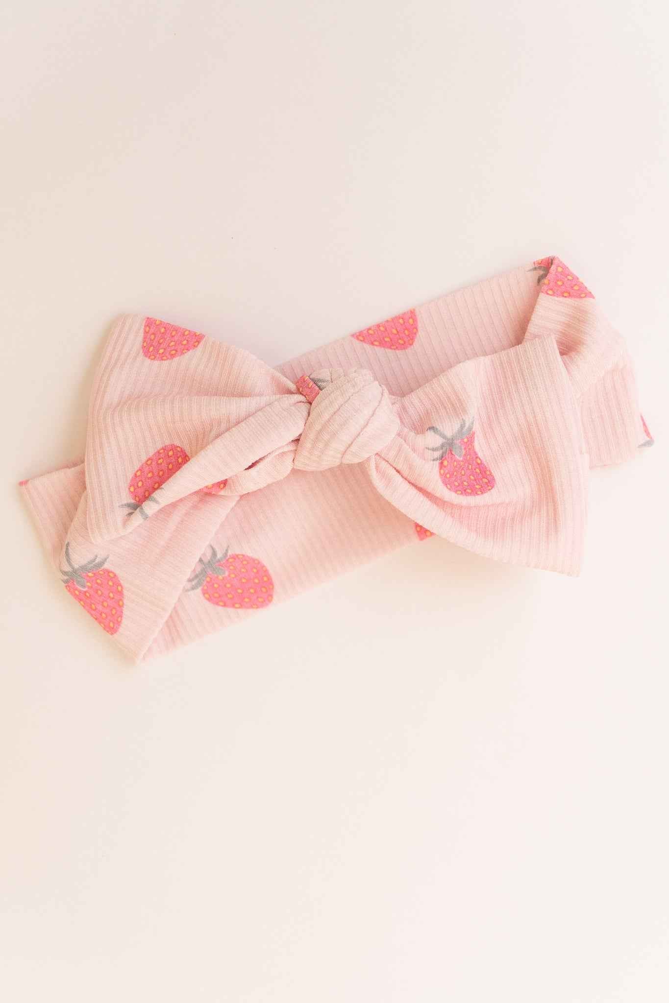 Strawberry Headband Bow