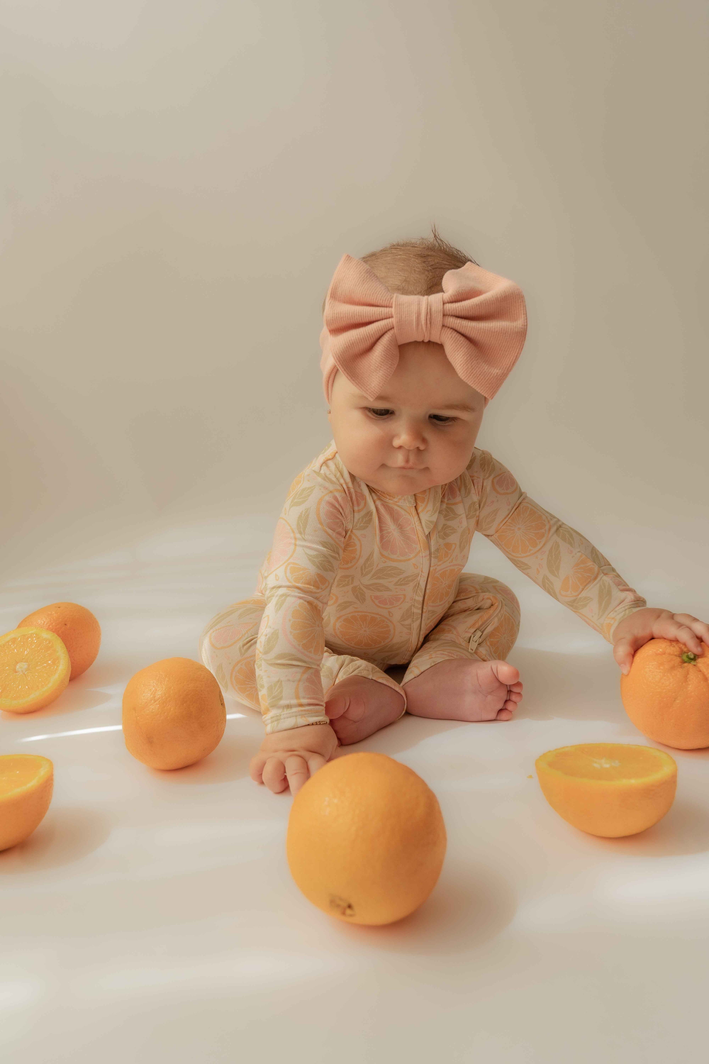 Sunkissed Squeeze Bamboo Zip Onesie