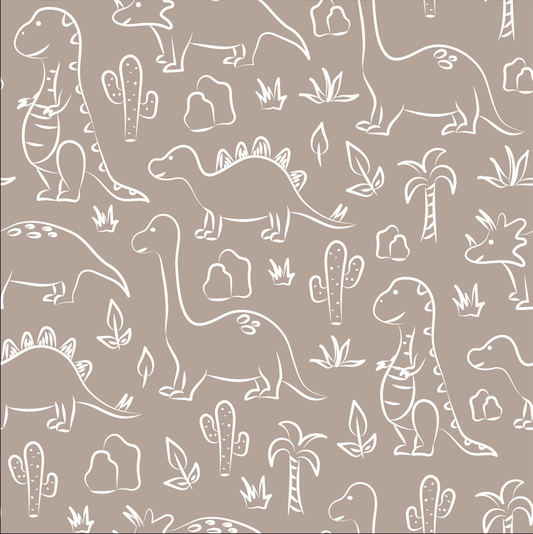Swaddle Blanket & Knot Beanie Set | Dino Daze